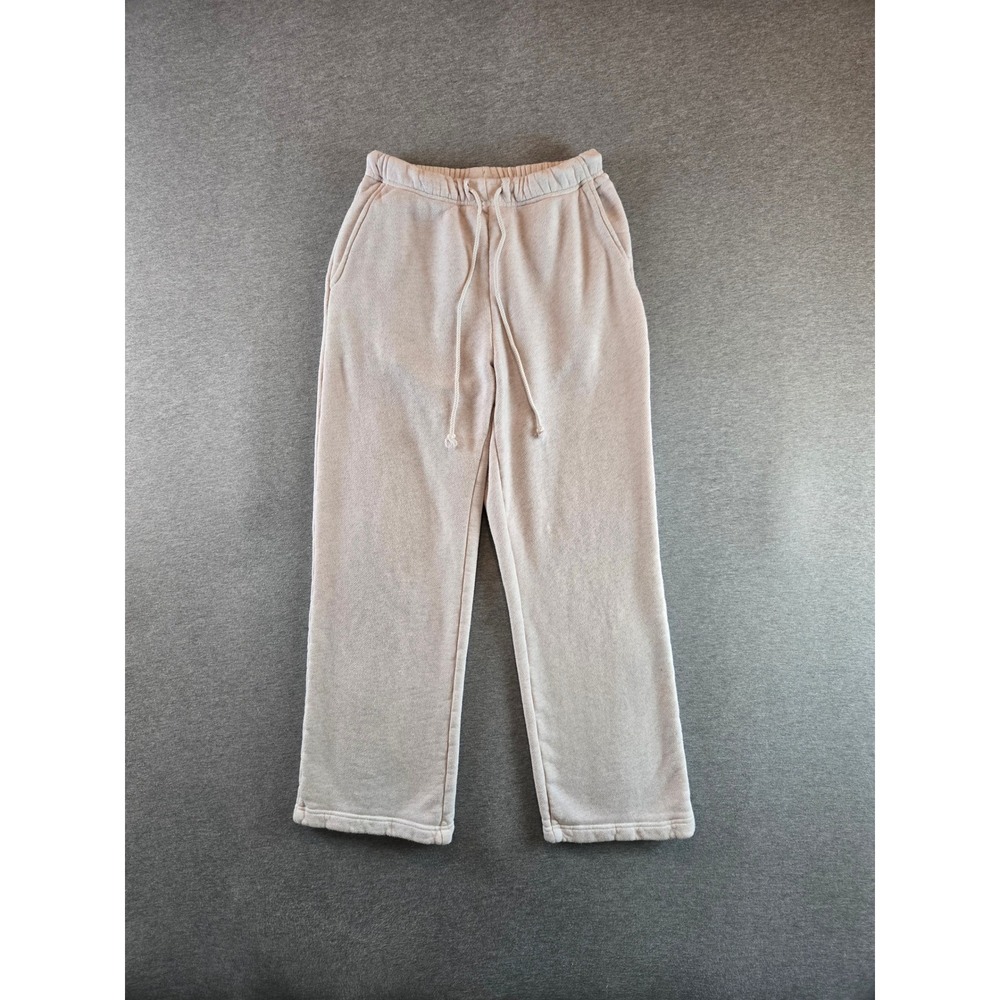 Elwood Core Sweatpants Mens S Pink Heathered Organic Cotton Straight Leg CP00002